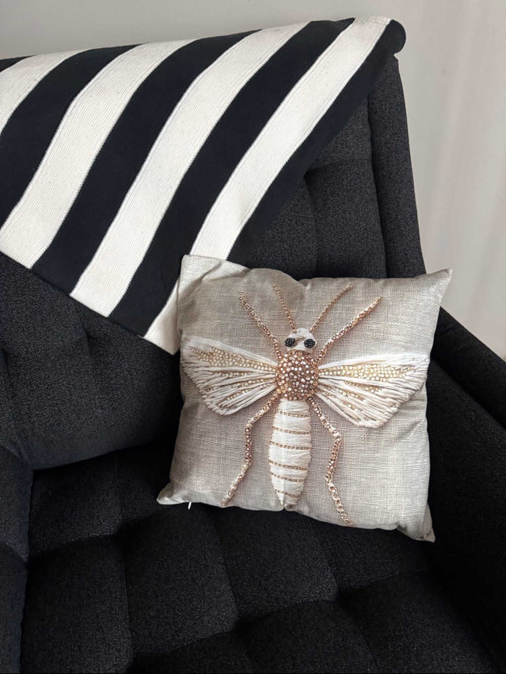 Dragonfly pillow cover
